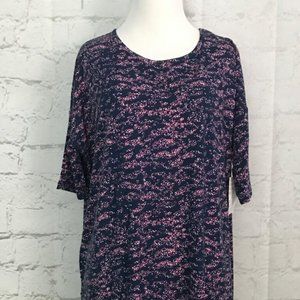 NWT Lularoe Irma Short Sleeve Top Blouse Shirt
